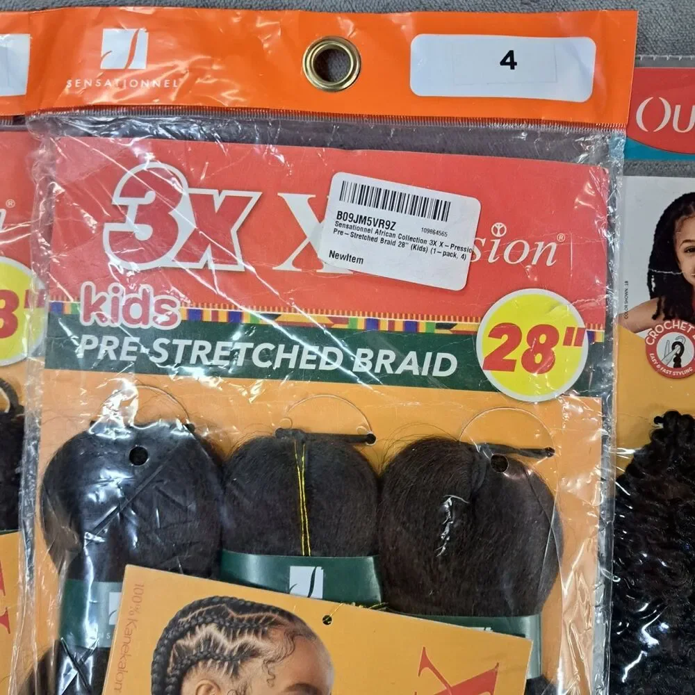 6 Packs Outre Sensationnel X-Pression Ultra Braid Hair Passion Twist Braid 82